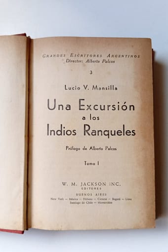 UNA EXCURSION A LOS INDIOS RANQUELES UNA EXCURSIÓN A LOS INDIOS RANQUELES