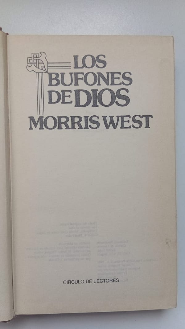 LOS BUFONES DE DIOS LOS BUFONES DE DIOS