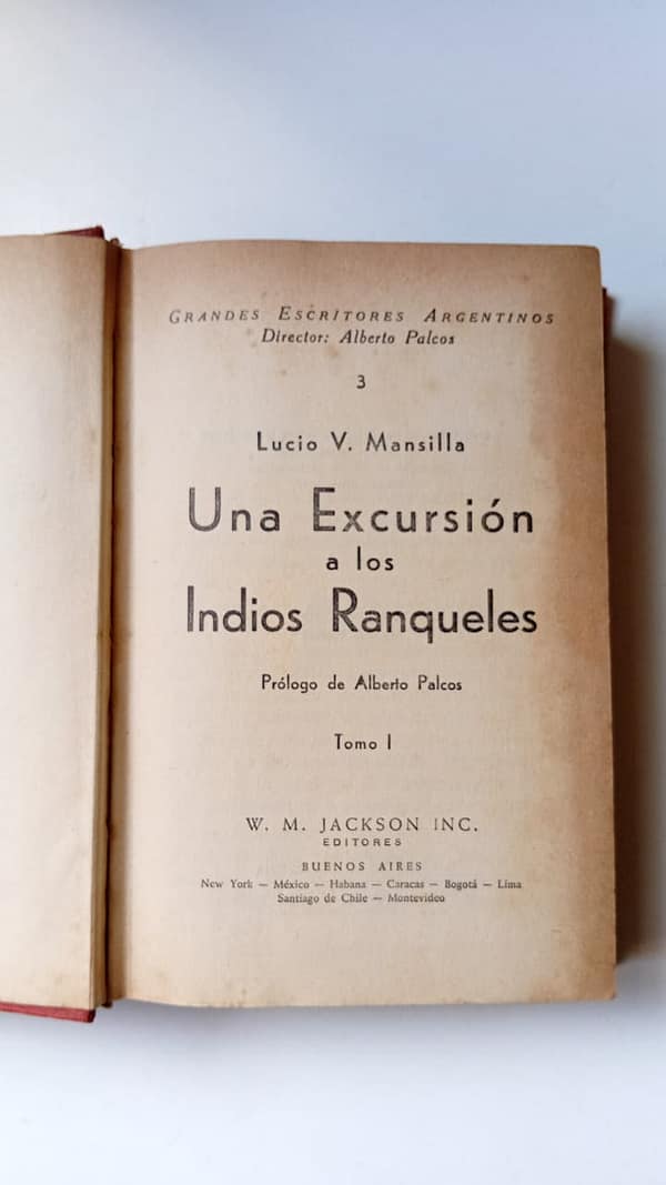UNA EXCURSION A LOS INDIOS RANQUELES UNA EXCURSIÓN A LOS INDIOS RANQUELES